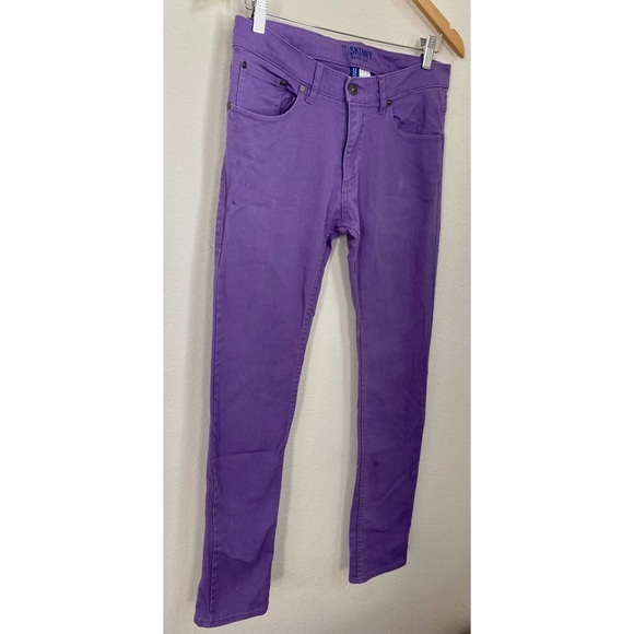 H&M Divided • Skinny Low Waist Purple Denim Jeans - Picture 2 of 15